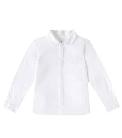 Scotch & Soda Kids' Cotton Shirt In White