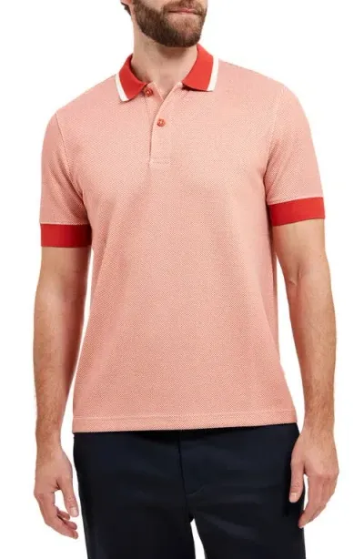 Sealskinz Ingworth Moon Print Polo In Orange