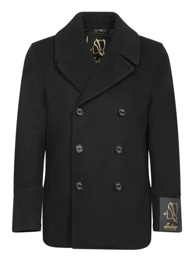 Sealup Three-quarter Coats In Black