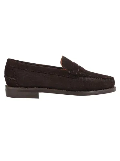 Sebago Classic Dan Suede Loafers In Brown