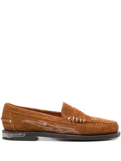 Sebago Dan Dallas Loafers In Brown