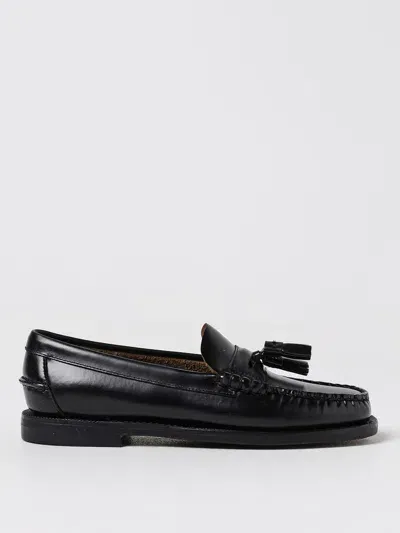 Sebago Classic Dan Multi Tassel Woman Shoes In Black