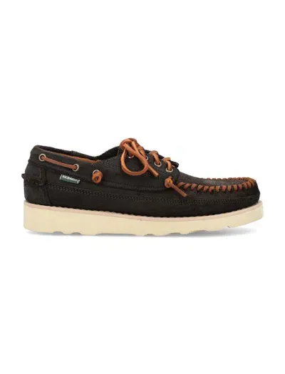 Sebago Keuka Leather Loafers In Brown