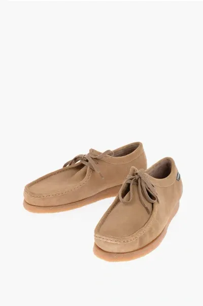 Sebago Suede Solid Color Desert Boots In Brown