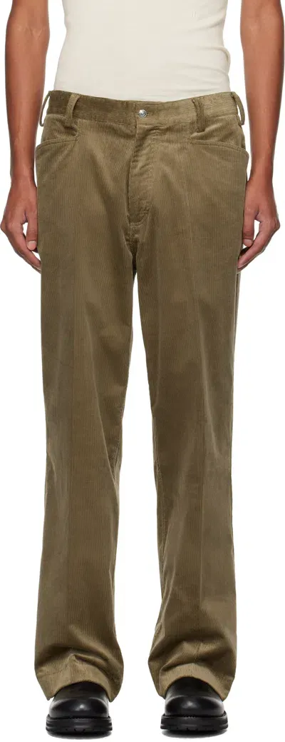 Second / Layer Tan Angel 2 Trousers In Tan Cord