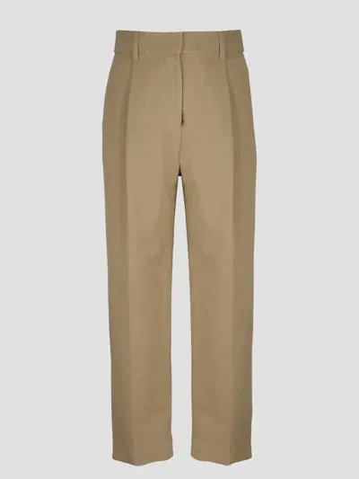 See By Chloé Amber Olive Trousers In Brown