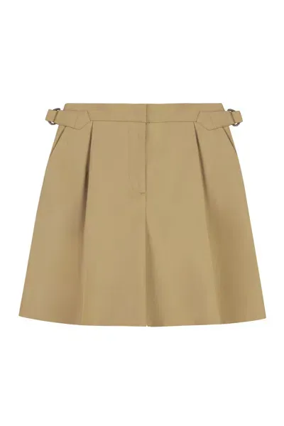 See By Chloé Cotton Shorts In Beige