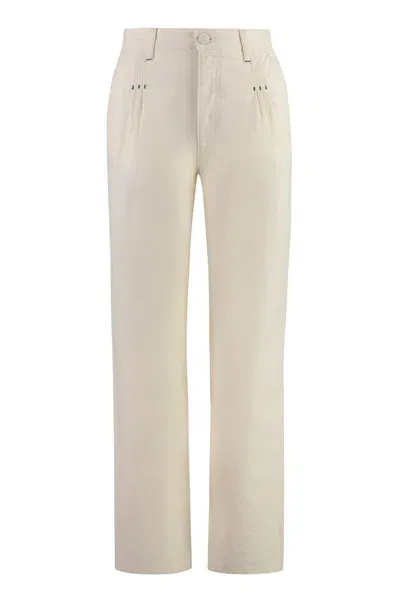 See By Chloé Cotton Trousers In Ivory