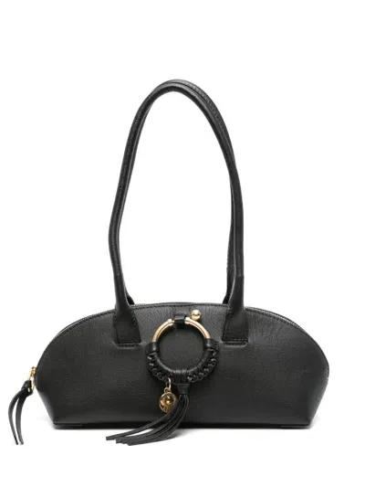 See By Chloé Joan Leather Shoulder Bag In Black