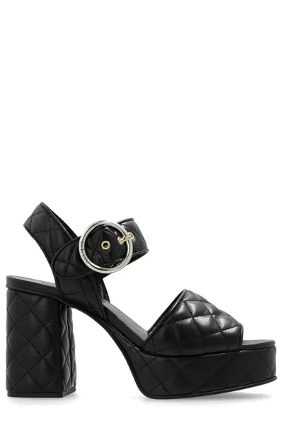 See By Chloé 110mm Jodie Quilted Sandals In Black