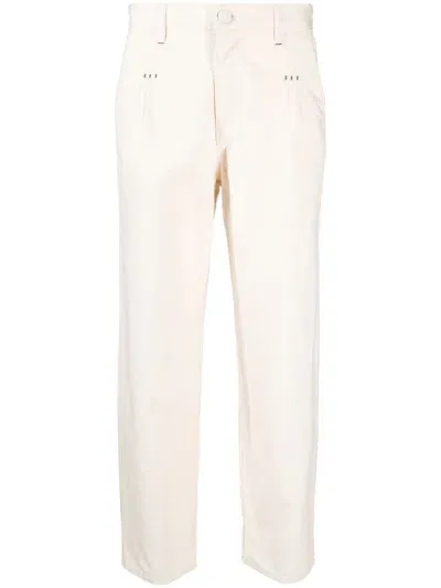 See By Chloé Pintuck-detail Tapered Jeans In Nude