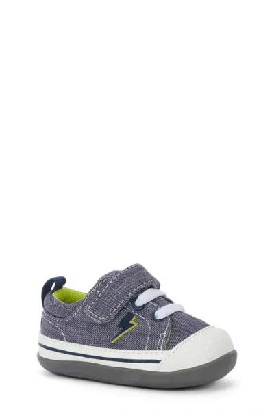 See Kai Run Kids'  Stevie Ii Sneaker In Gray/lightning