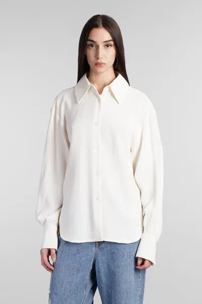 Séfr Anais Shirt Shirt In Beige Viscose