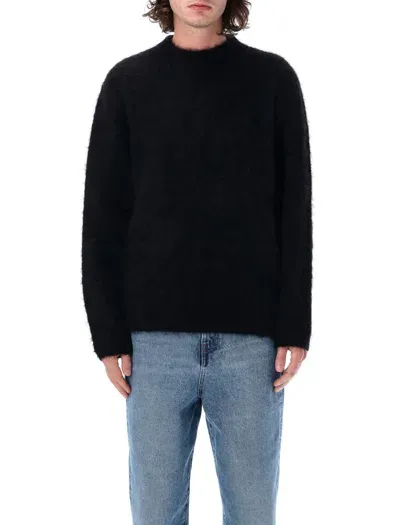 Séfr Haru Sweater In Black Alpaca