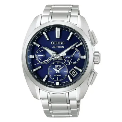 Seiko Astron Mod. Solar Gps In Metallic