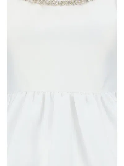 Self-portrait Dresses In White