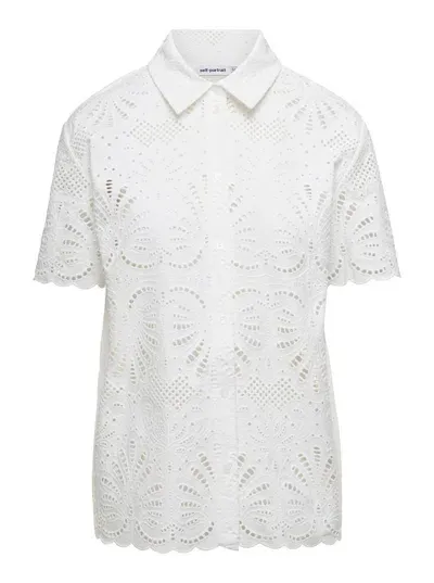 Self-portrait San Gallo Shirt In White