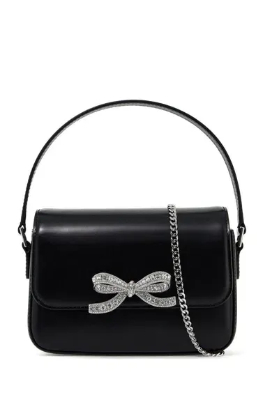 Self-portrait Black Leather Micro Handbag