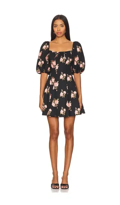 Selkie The Mini Day Dress In Night Rose