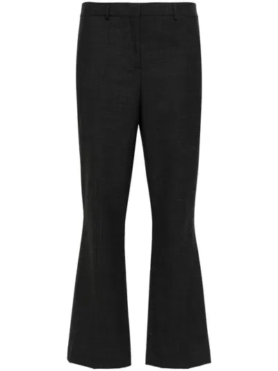 Semi-couture Nicolette Wool Trousers In Grey