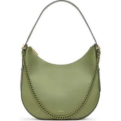 Senreve Fortuna Bag Smooth Leather Laptop Carryall In Artichoke