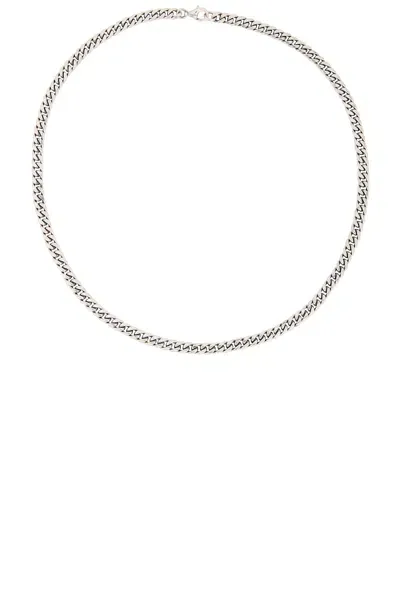 Serge De Nimes Curb Chain Necklace In Silver