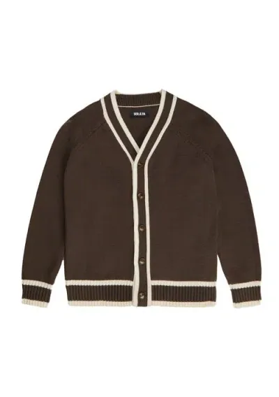 Ser.o.ya Aiden Knit Cardigan In Ash Brown