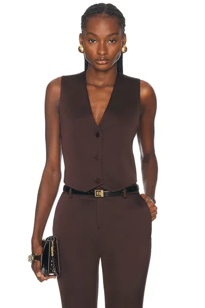 Ser.o.ya Edwina Vest In Ash Brown