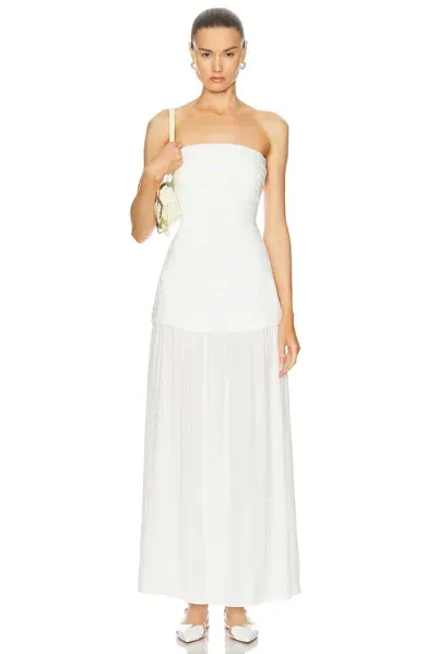 Ser.o.ya Gardenia Maxi Dress In Porcelain