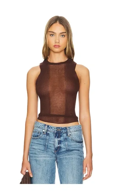 Ser.o.ya Jori Tank In Brown