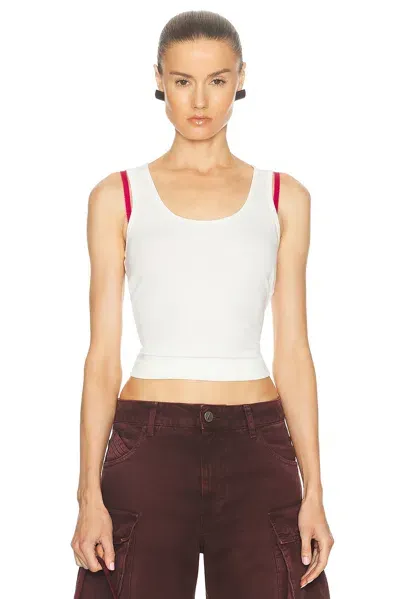 Ser.o.ya Ripton Ribbed Tank Top In White