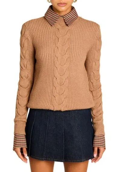 Ser.o.ya Shirley Sweater In Camel