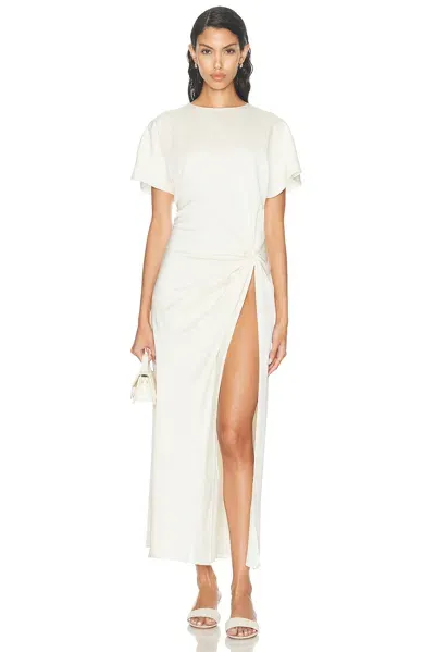 Ser.o.ya Tropez Maxi Dress In Porcelain