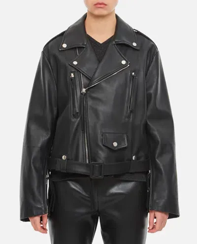 Setchu Biker Jacket In Black