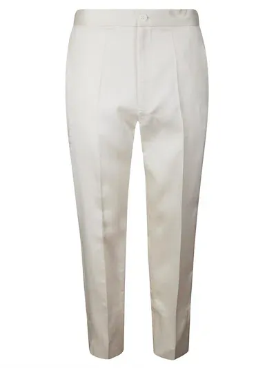 Setchu Origami Pants Silk Wool In White