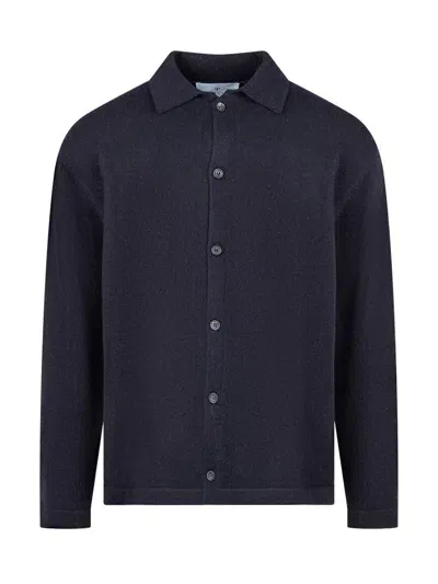 Seven Gauge Cashmere Overshirt In Black