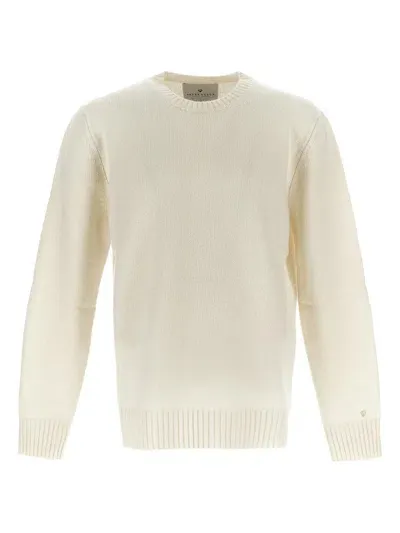 Seven Gauge Crewneck Sweater In Cream