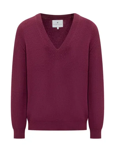 Seven Gauge Sweaters In Bordeaux