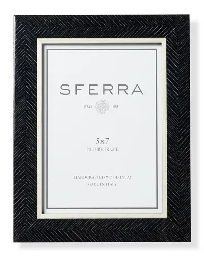 Sferra Atrani Frame, 5x7 In Chocolate/black