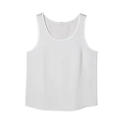 Sferra Caricia Swing Tank Top In Tin/white