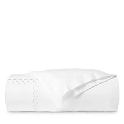 Sferra Catena Duvet Cover, Full Queen In White/luna