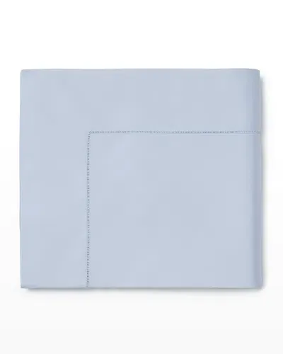 Sferra Fiona King Flat Sheet, 114"sq. In Powder