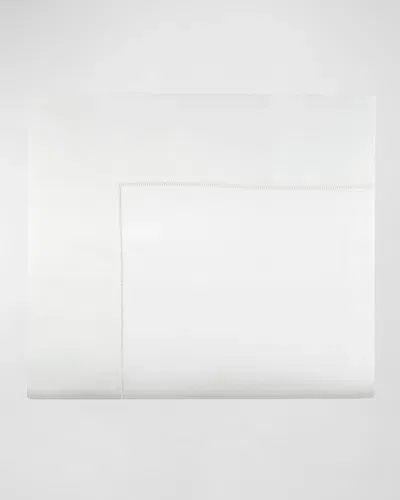 Sferra Giotto Flat Sheet, King In White