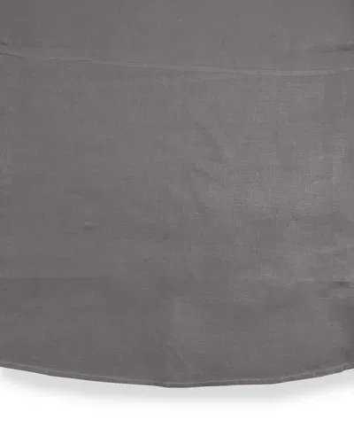 Sferra Festival Round Tablecloth, 90"dia In Grey