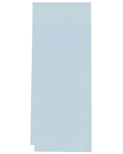 Sferra Hemstitch Table Runner, 15" X 90" In Poolside