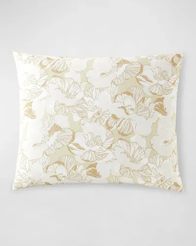 Sferra Tropici Cotton Percale Pillow Sham In Sand