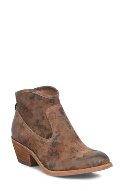 Söfft Aisley Bootie In Brown Floral