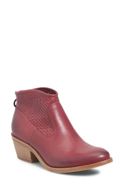 Söfft Aisley Perforated Bootie In Damasco Red