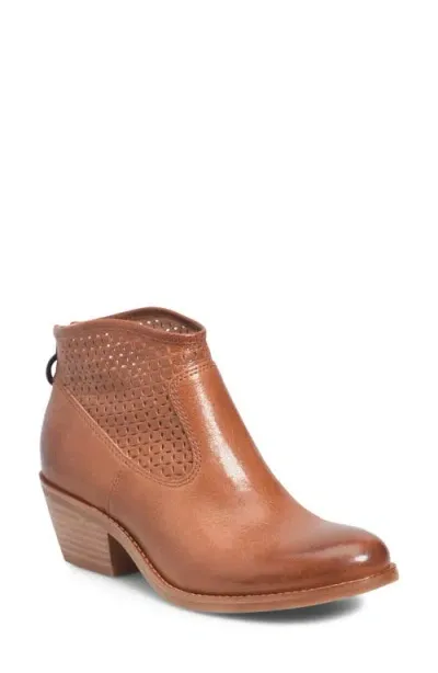 Söfft Aisley Perforated Bootie In Russet Brown