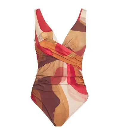 Shan Printed Classic Swimsuit In Multi